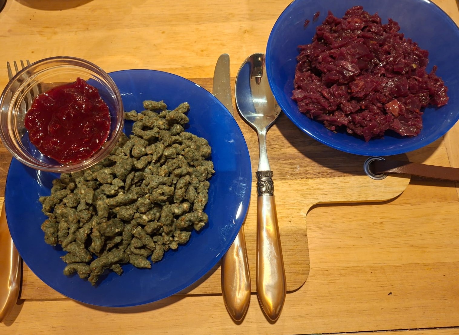Wildgrüne Spätzle